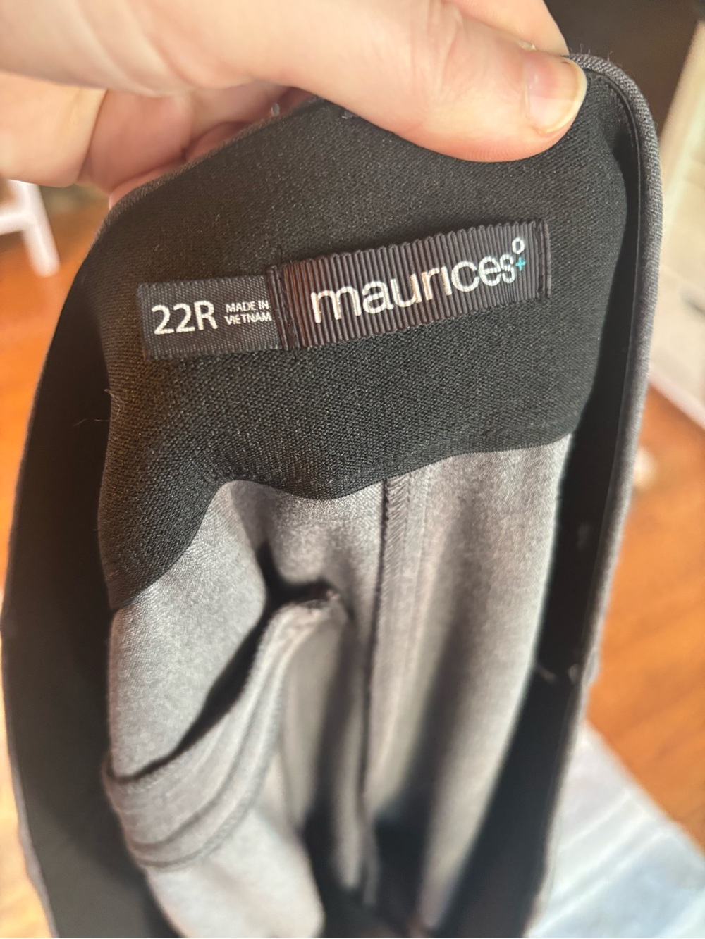Maurices Dark Gray Bootcut Trousers Slacks Dress Pants Business Casual Office - Picture 3 of 6